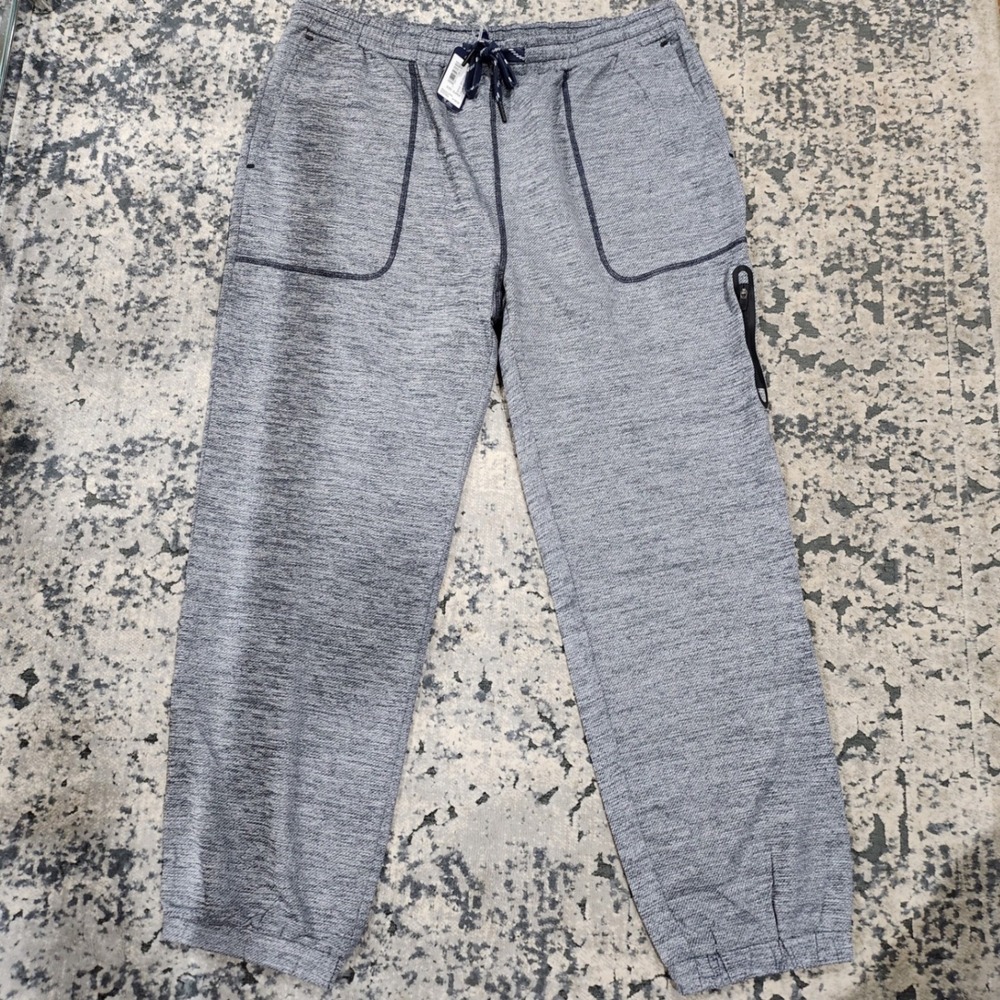 Johnnie-O Altos Joggers Mens XL Navy Blue Space Dye Performance Pants NWT $128